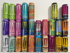 Lot 27 canettes Monster Energy