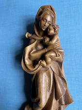 Sculpture en Bois Vierge Marie