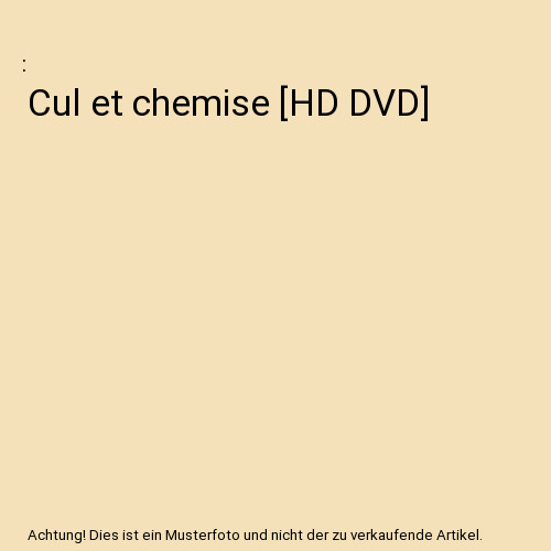 Cul chemise dvd - chemise, dvd]