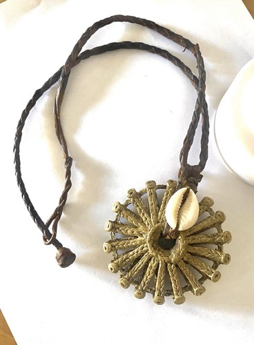 Collier pendentif soleil dogon - pendentif,