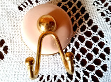 Support rose Crochet doré