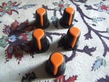 knob bouton potard pour TABLE DE MIXAGE NEUF ..LOT DE 5 ORANGE