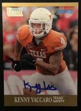 KENNY VACCARO AUTHENTIC ROOKIE