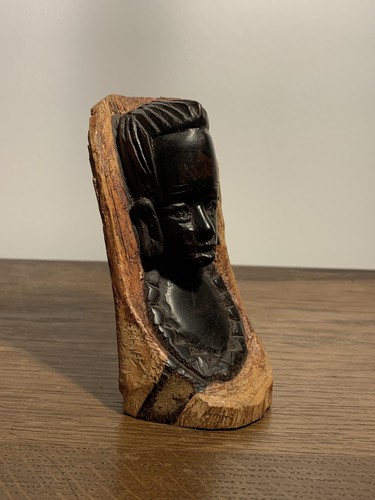 Statuette buste homme africain - statuette,