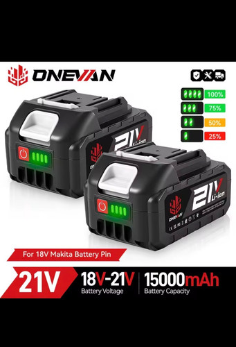 Batterie ion 21v 15000mah - 21v,