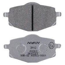 PLAQUETTE DE FREIN NISSIN POUR YAMAHA 50 TZR 1992+2003 AR, 125 TDR 1993+ AV-AR,