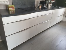 Cuisine Meubles Bas . Laqués 8 Tiroirs. Plaque Induction .Évier Robinet.plan 