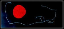 Joan MIRO : Tâche rouge sur