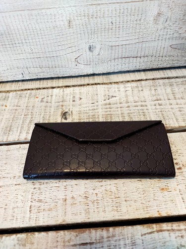 étui lunettes gucci cuir - étui,