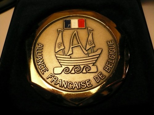 Médaille alliance française - médaille,