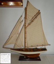 Bateau Yacht Defender coupe America 1895 Made in UK maquette bois 2006