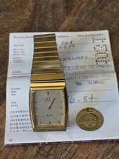 Montre Homme Omega De Ville Or