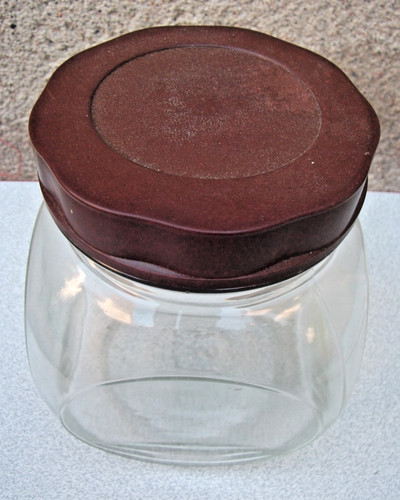 Pot bonbons verre couvercle - bonbons,