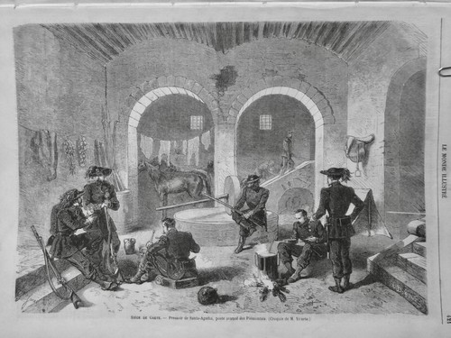 1860 gaete italie - gaete, armee