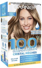 Coloration GARNIER 100%  ultra blond Cristal mèches : balayage éclaircissant