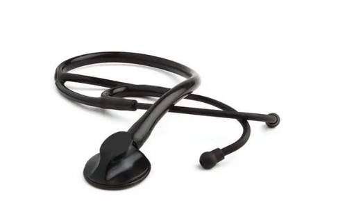 Premium noir mat stéthoscope - mat,