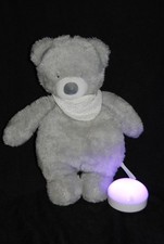 🍀Doudou Ours Gris NATTOU