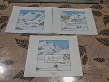 Lot De 3 planches Tintin