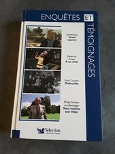 LIVRE ENQUETES ET TEMOIGNAGES ( GRAND REPORTER, À SES COTES +2  ETC...) SRD