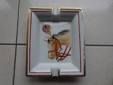 ANCIEN CENDRIER VIDE POCHE TETE DE CHEVAL LICORNE HERMES FRANCE