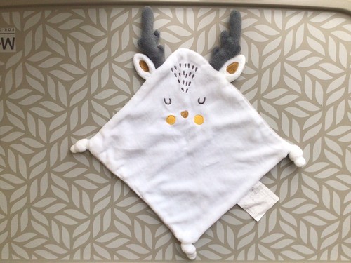 Doudou plat renne cerf siplec - doudou,