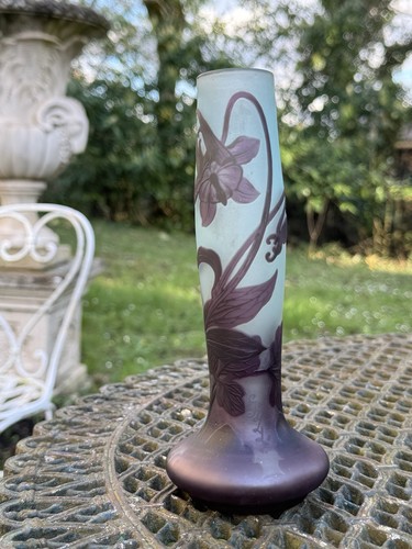 Vase gallé art nouveau pâte - vase,