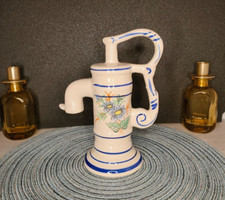 Décoration pompe à eau déco jardin terrasse motif fleuri vintage