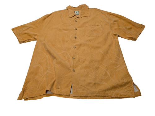 Chemise hawaïenne soie - , orange