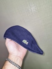 Casquette Beret Lacoste Crocodile Bleu Marine taille de Vintage Taille L