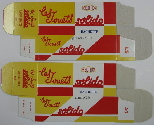 Boîte vide solido lot 2 - lot, de