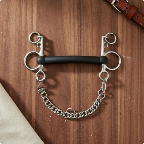 Mors pelham finition brillante - mors,