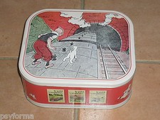 Boite metal Collector / Les aventures de TINTIN / Hergé Delacre brochet milou...
