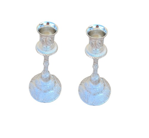Paire chandeliers bougeoirs - paire,