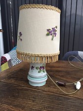 LAMPE PETROLE  CERAMIQUE XIXe