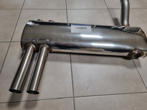 Silencieux arrière inox - silencieux,