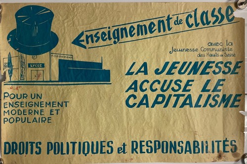 Affiche jeunesse accuse le - la,