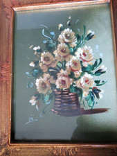 tableau peinture bouquet de