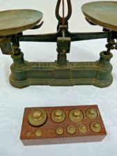 ANCIENNE BALANCE FORCE 1 KILO COULEUR NOIR  COMPLETE + POIDS