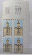 france.bloc de 4 numéroté du