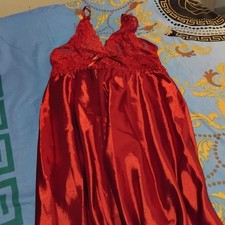 nuisette rouge en dentelle de taille 2xl