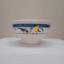 Ancien Bol ARCOPAL OISEAUX VINTAGE