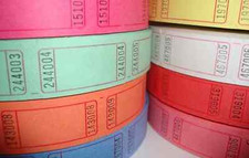 Lot 180 ticket type cinéma vierge déco mariage jeux animation dj invitation neuf