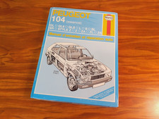 RTA revue technique automobile PEUGEOT 104 essence HAYNES NEUVE sous blister