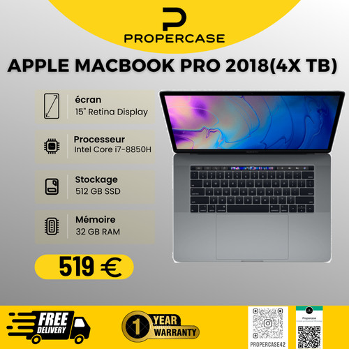 Macbook pro touchbar - pro, 15"