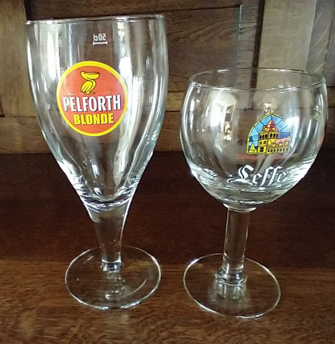 Lot verres biere leffe - 2,