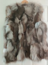 Gilet en fourrure de renard véritable