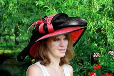 Chapeau capeline mariage - capeline,