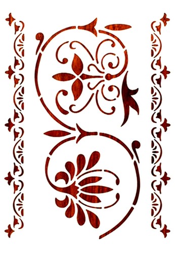 Pochoir plastique 21cm - pochoir, 30*21cm