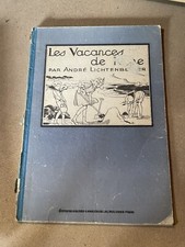 Livre Les Vacances de Nane  de André Lichtenberger 1924 