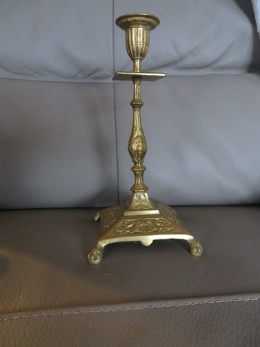 Ancien bougeoir bronze - bougeoir, en